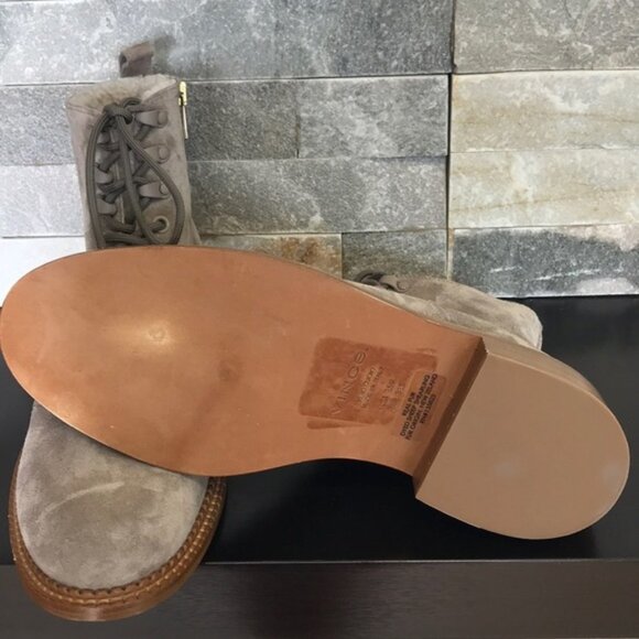 VINCE Cabria 3 Genuine Shearling LinedCombat Boot - Picture 9 of 10